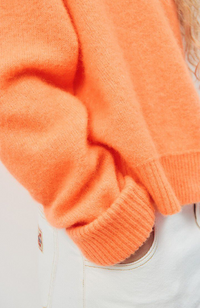Vitow Pullover - Fluroescent Carrot