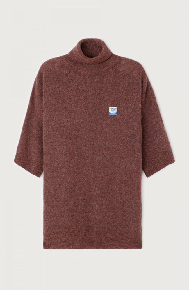 Vitow High Neck Pullover - Chocolate