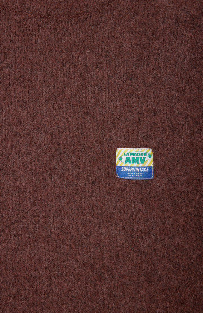 Vitow High Neck Pullover - Chocolate