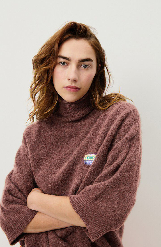 Vitow High Neck Pullover - Chocolate
