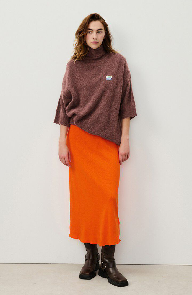Vitow High Neck Pullover - Chocolate