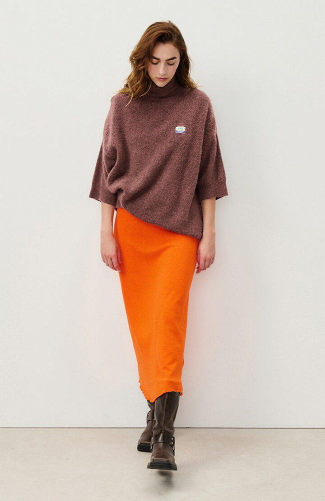 Vitow High Neck Pullover - Chocolate
