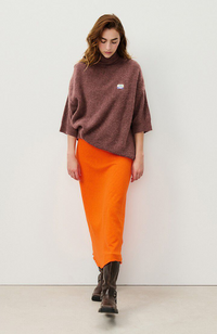 Vitow High Neck Pullover - Chocolate