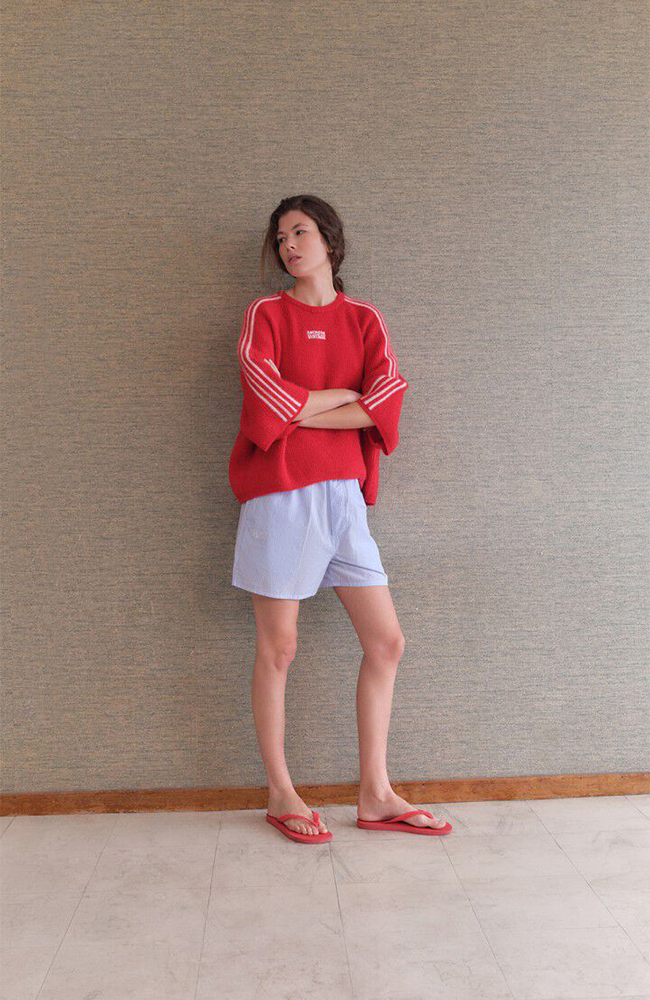 Vitow Jumper - Carmine Melange