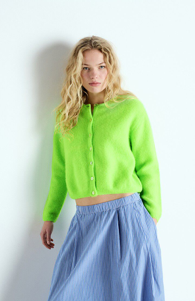 Vito Cardigan - Green Moss