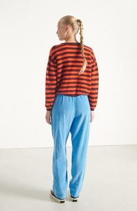 Vitow Cardigan - Striped Garnet Gazpacho