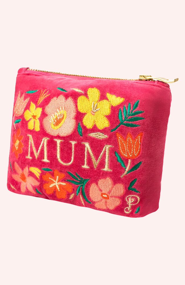 Velvet Mini Pouch - Lovely Mum
