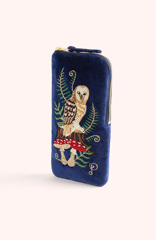 Sunglasses Pouch - Woodland Owl
