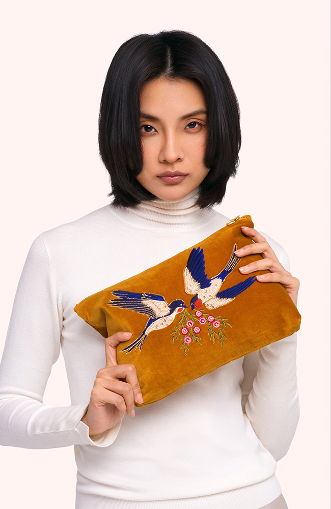 Zip Pouch - Swallow