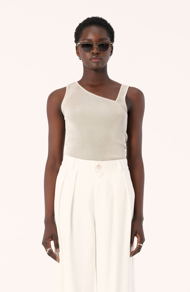 Vienna Knit Top - Champagne