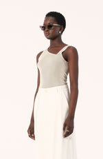 Vienna Knit Top - Champagne