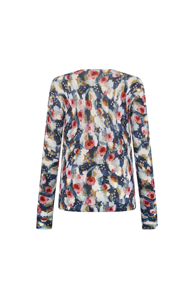 Merle Print Crew - Navy