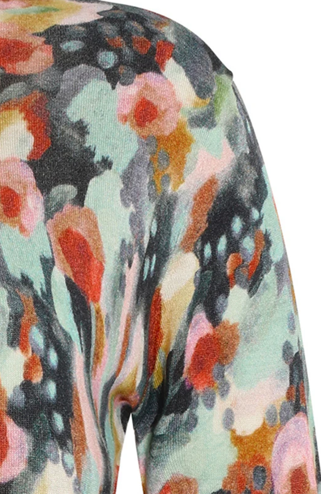 Merle Print Crew - Navy