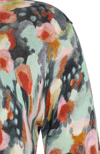 Merle Print Crew - Navy