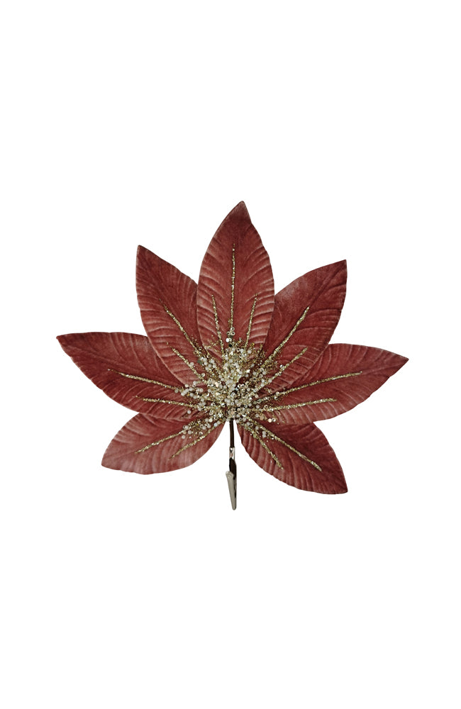 Leaf Pink Clip On