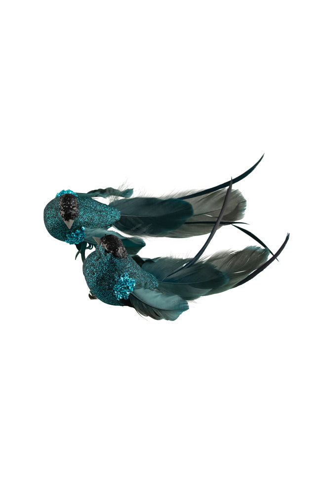 Peacock Bird Clip On Black Price Per Bird