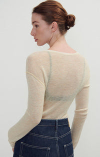 Yocaburn Fine Crew Neck - Ecru