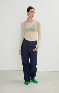 Yocaburn Fine Crew Neck - Ecru