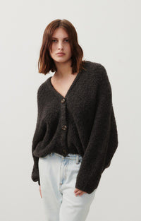 Zolly Cardigan - Charcoal Melange