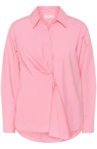 Lelo Dallas Pleated Shirt - Candy Pink