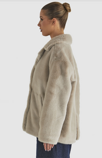 Alive Oversized Faux Fur Jacket