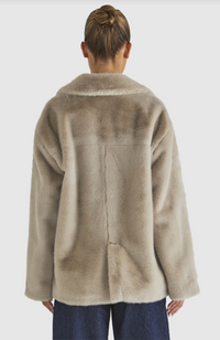 Alive Oversized Faux Fur Jacket
