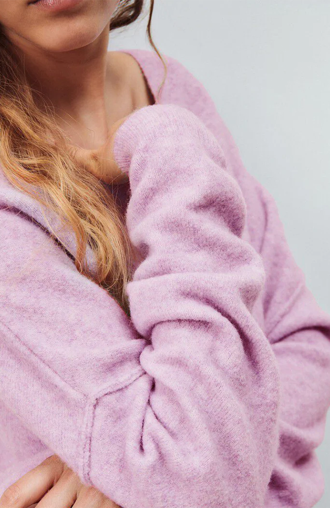 Damsville Pullover Jumper - Wisteria Melange