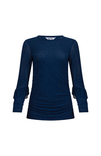 Aston Rouched Top - Peacock
