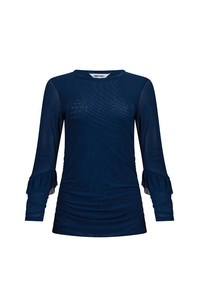 Aston Rouched Top - Peacock