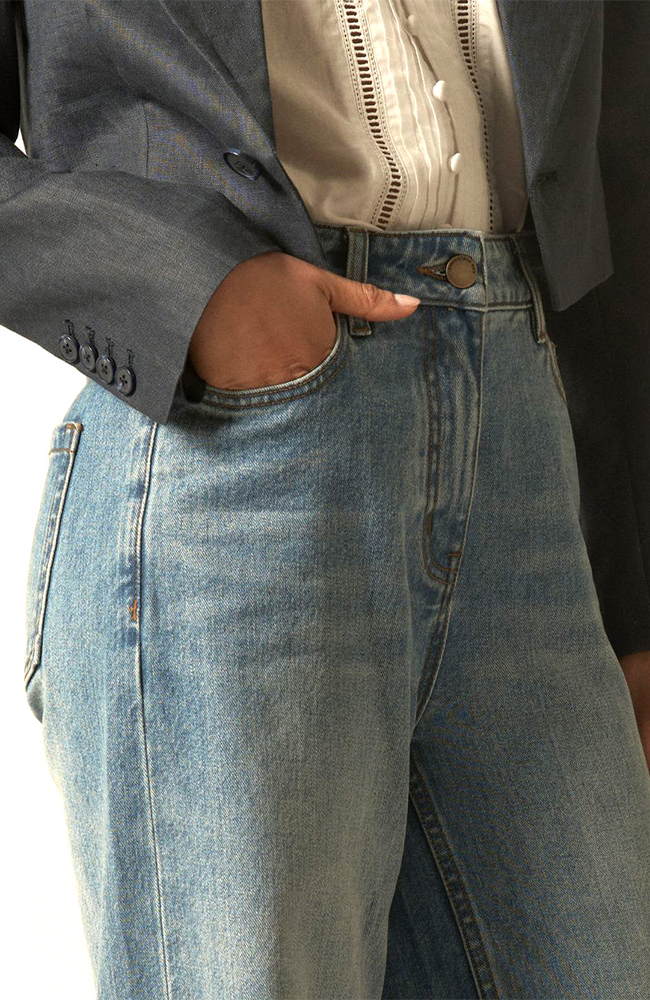 Aura Jean - Mid Denim