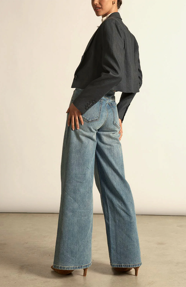 Aura Jean - Mid Denim