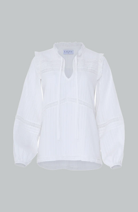 Azalea Lace Top - White