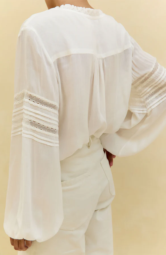 Persia Top - Ivory
