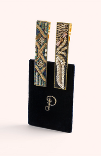 Hairclips - Midnight 1920s/Sparkle Navy