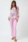 Berino Shirt - Pink Print