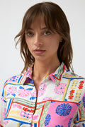 Berino Shirt - Pink Print