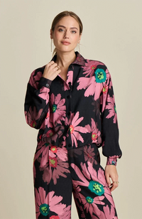 Big Blooming Pink Blouse