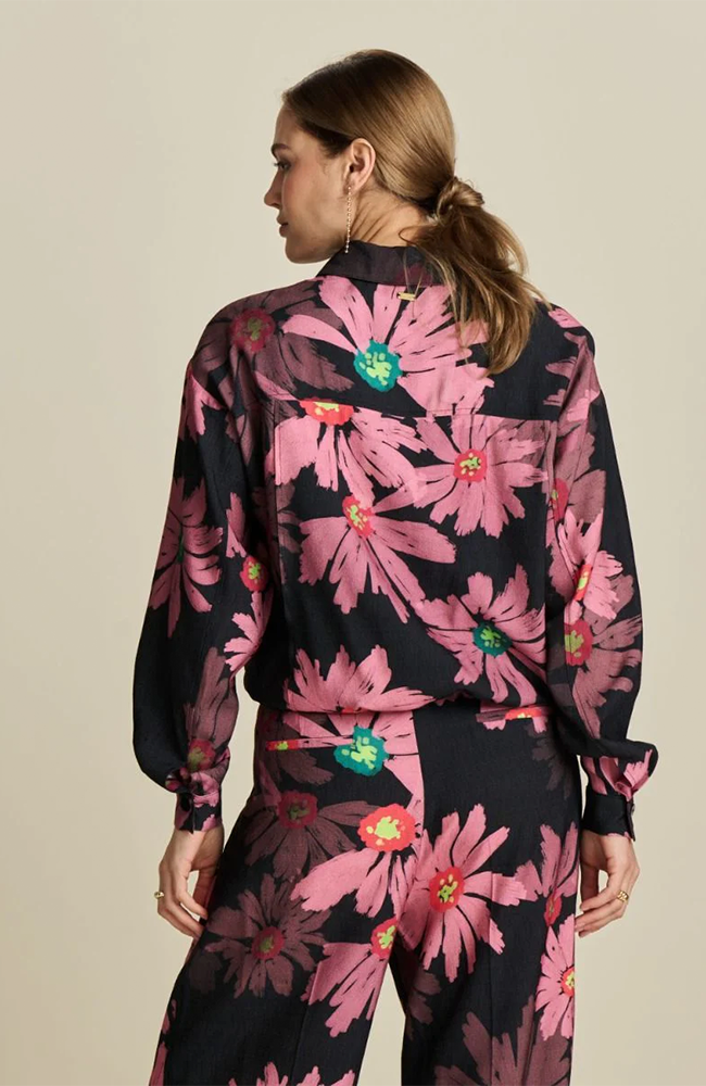 Big Blooming Pink Blouse