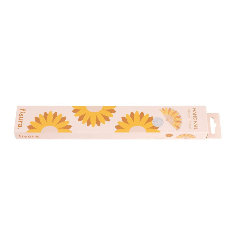 Hand Fan w/ Gift Box - Box Sunflower