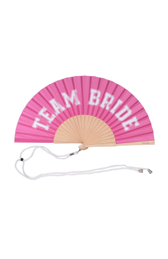 Hand Fan w/ Gift Box - Team Bride