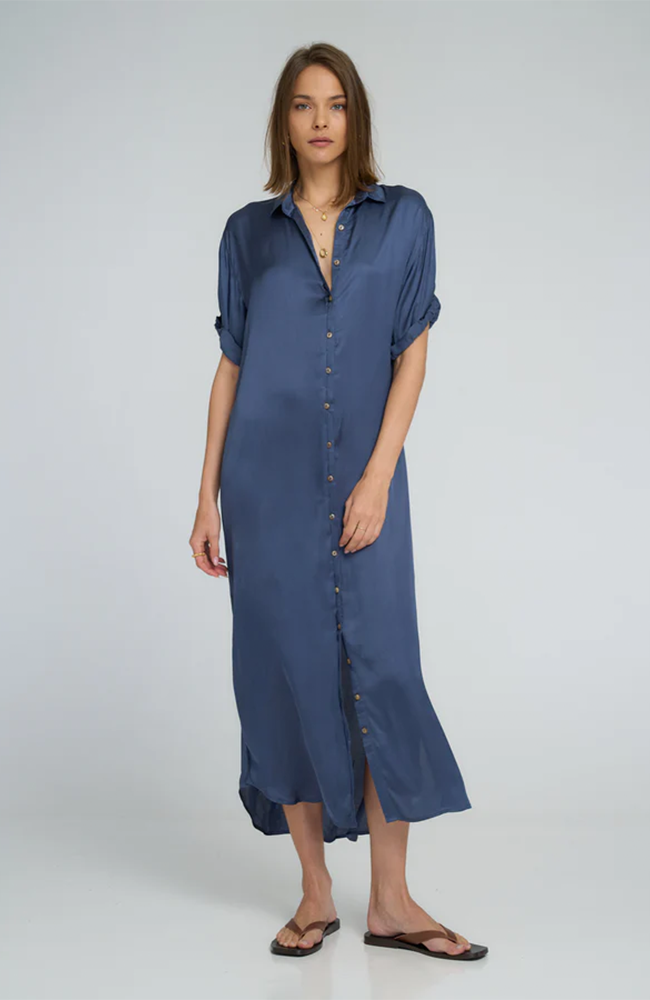 Hutton Dress - Ocean Blue