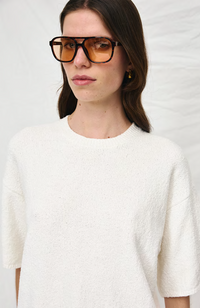 Camden Knit Tee - Ivory