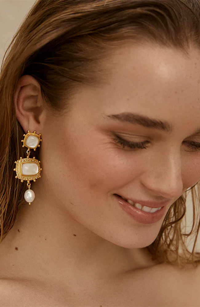 Catherine Earrings - Gold