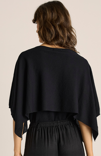 Kora Cape Top - Black