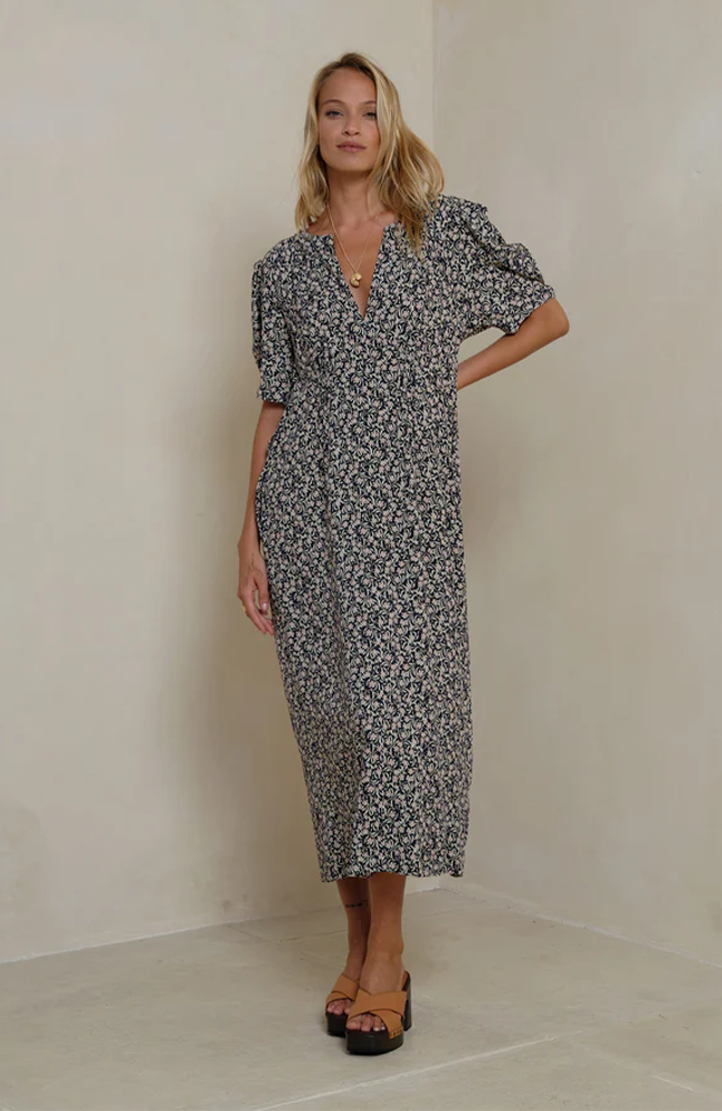 Coven Dress - Chelsea Floral Navy