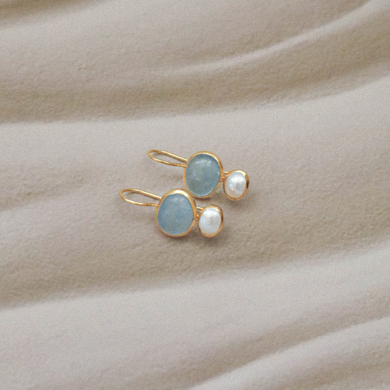 Cubism Earring - Blue