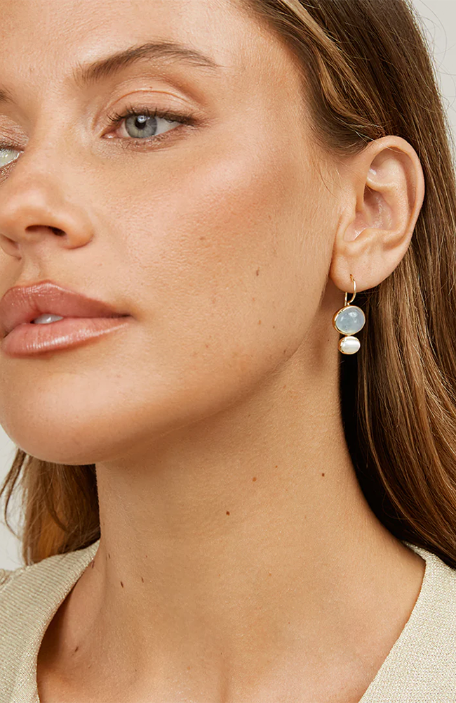 Cubism Earring - Blue