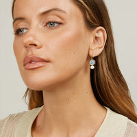 Cubism Earring - Blue