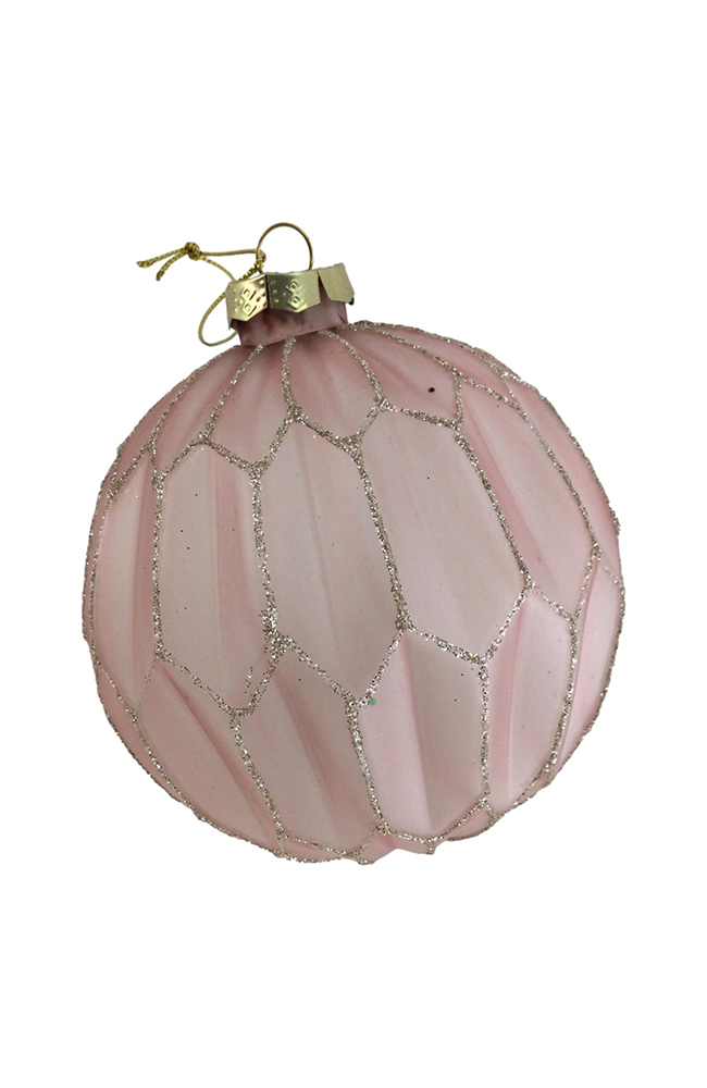 Pink Gold Fine Line Ball Hanging