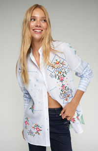 Mao Shirt - Blue